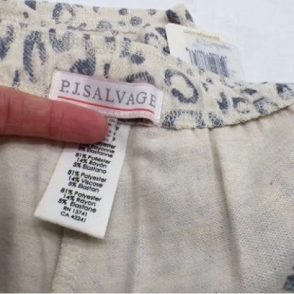 PJ Salvage leopard pajama shorts. Large. - Picture 5 of 6